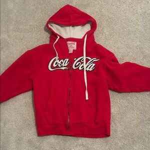 Coca Cola Red Hooded Women's Jacket
